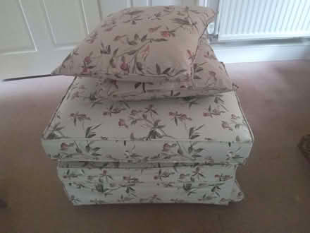 Photo of free Footstool and two matching cushions (Brondesbury NW2) #1