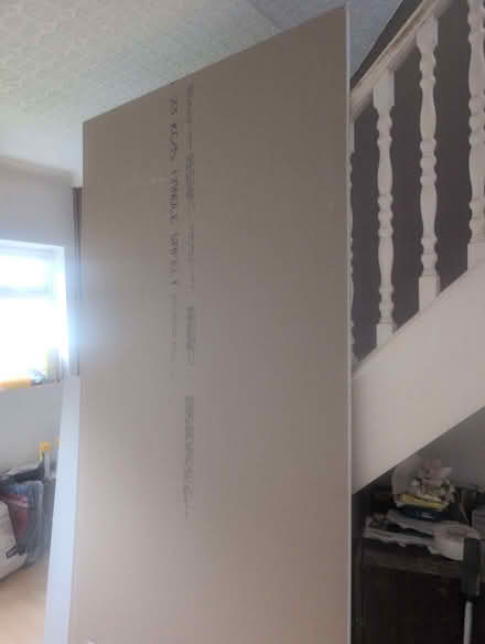 Photo of free 1 sheet of plaster board, 2 bags bonding adhesive and 1 bag (Marsland Green WN7) #1