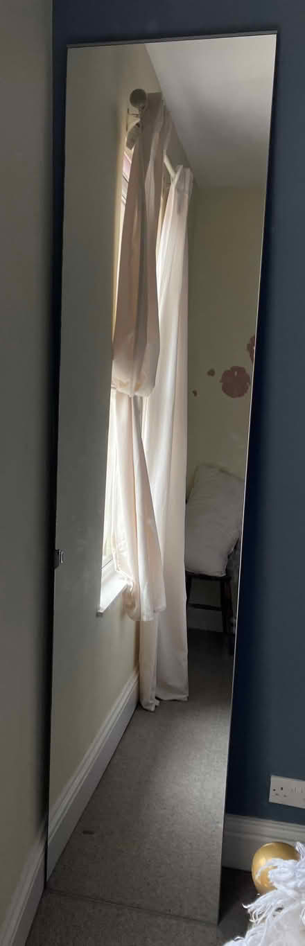 Photo of free Mirror wardrobe doors, Ikea Aheim style 50 x 229cm x 4 (Oswestry SY11) #2