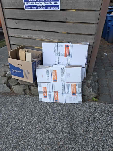 Photo of free Moving Boxes, supplies (E Queen Anne) #1