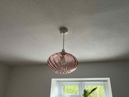 Photo of free Dusky pink glass light shade (Malvern Link WR14) #2