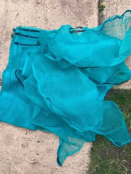 Photo of free Garden netting and metal pins (Howhlill Quarries HG3) #2