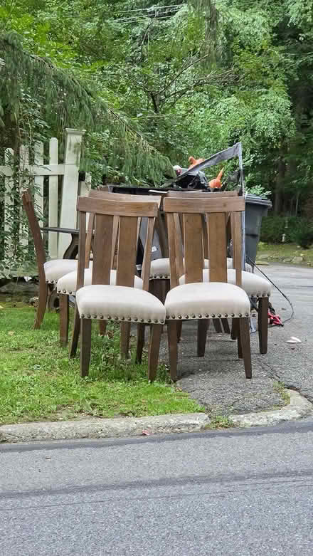 Photo of free AT CURB. **Not my house (255 Palmer Lane/Pleasantville) #1
