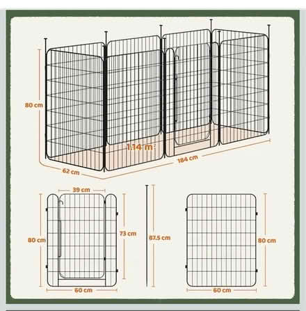 Photo of free Pet playpen metal (South Kensington SW7) #1