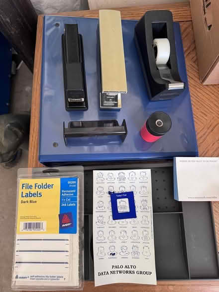 Photo of free Binder and misc office supplies (Whisman) #1