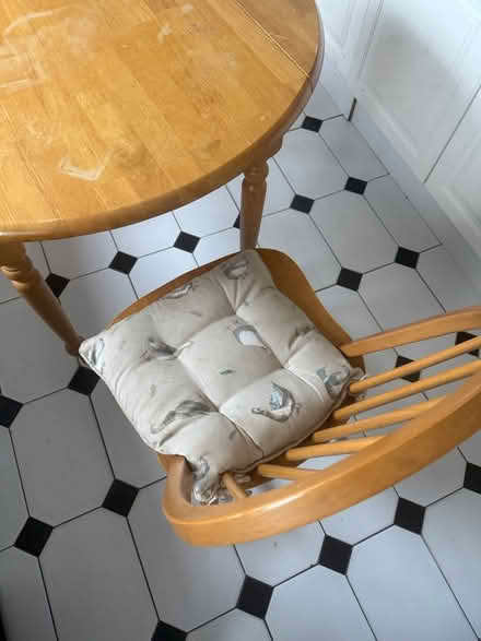 Photo of free Dinning table with two chairs (Birley moor S12) #3