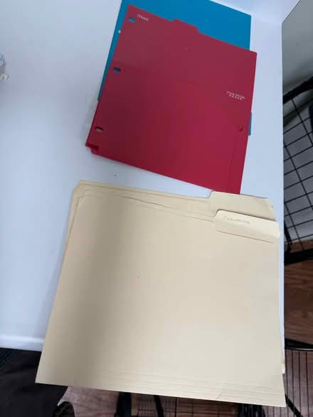 Photo of free Hanging file folders & file pockets (1075 Valencia Avenue) #4