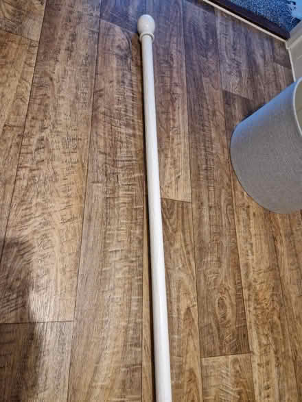 Photo of free White curtain pole (WD23 Bushey) #2