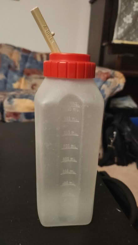 Photo of free Water flask, 1L with foldable straw (Middlebury/Erin Mills) #1