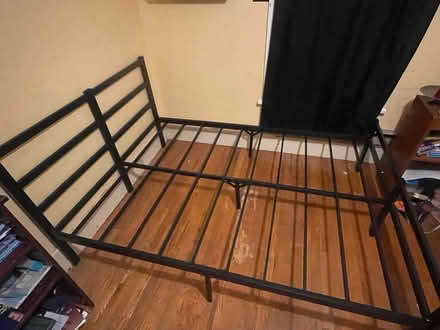 Photo of free Full-size metal bed frame (Wallingford) #1