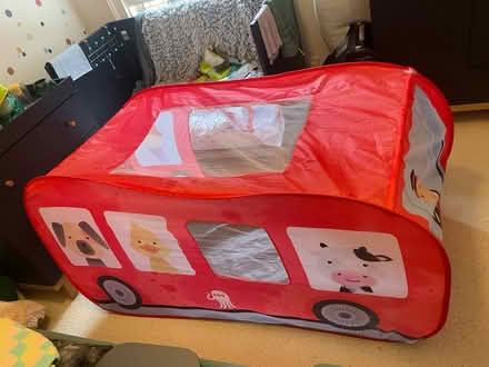 Photo of free Kids play tent - red bus (Brixton) #1