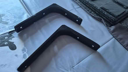 Photo of free 2x black wall brackets (Derby Chaddesden DE21) #1