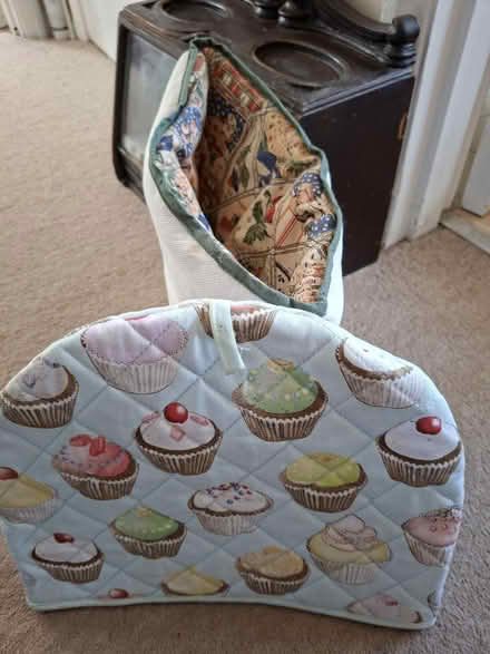 Photo of free 2 x Vintage Embroidered Tea Cosies (CB4 3) #2