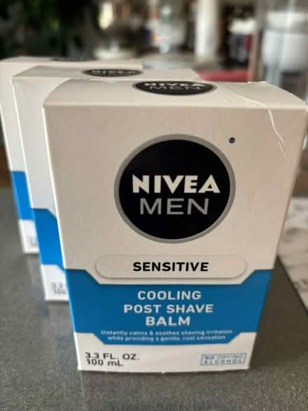 Photo of free NEW Lot of 3 Nivea Men Shave Balm (West Medford / Winchester line) #1