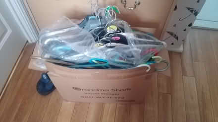 Photo of free Box of hangers (Farningham DA4) #1
