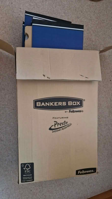 Photo of free Unused office storage boxes (Hove Park area BN3) #1