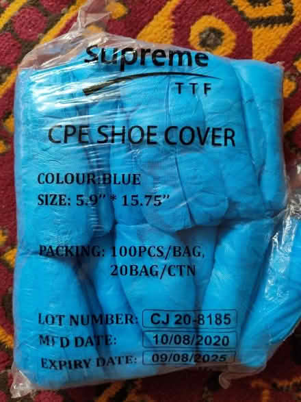 Photo of free Shoe covers (Moreton CH46) #1