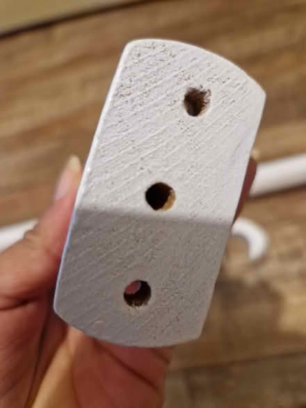 Photo of free White curtain pole (WD23 Bushey) #4