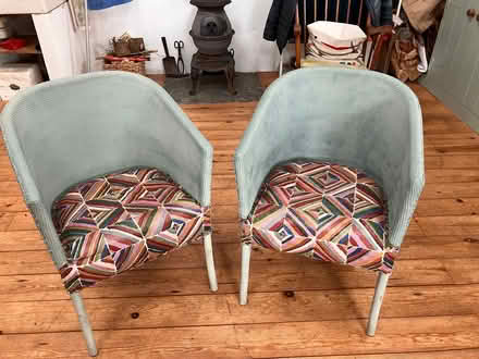 Photo of free Two Lloyd loom style chairs. (St Buryan TR19) #1
