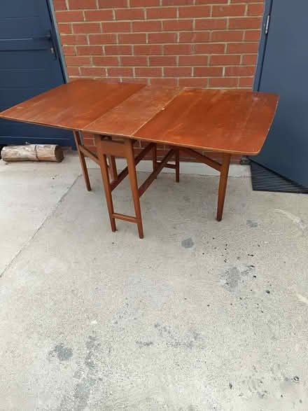 Photo of free Wooden folding table (West Sleekburn NE62) #2