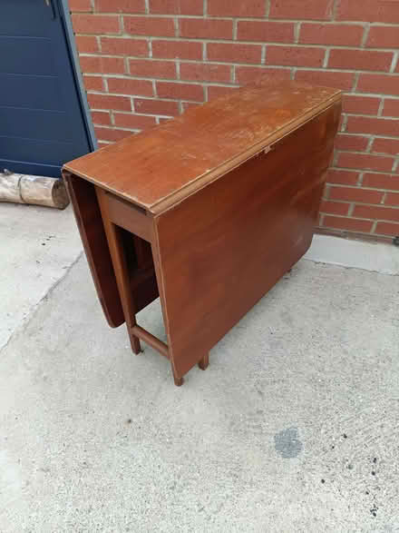 Photo of free Wooden folding table (West Sleekburn NE62) #1