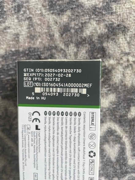 Photo of free Contact lens (Ambleside LA22) #2