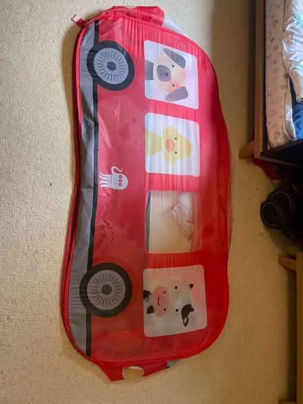 Photo of free Kids play tent - red bus (Brixton) #3