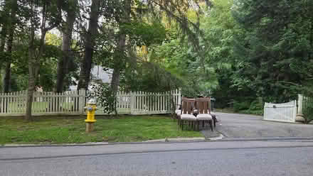 Photo of free AT CURB. **Not my house (255 Palmer Lane/Pleasantville) #2