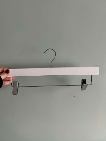 Photo of free White wooden hangers (islington N1) #2