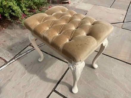 Photo of free Padded "Dressing table" stool (Hints SY8) #1