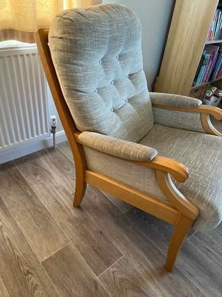 Photo of free High back arm chair (Ifton Heath SY11) #2