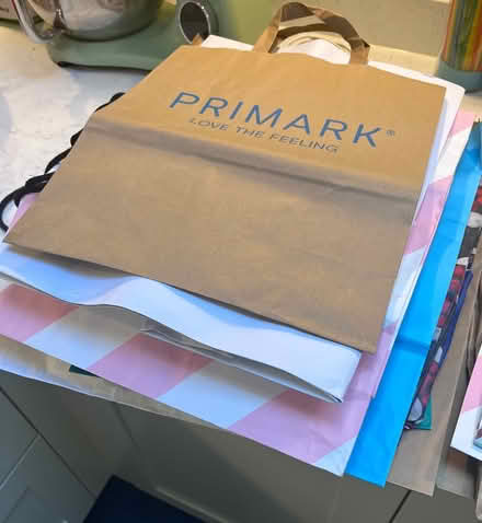 Photo of free Selection of paper carrier bags (Cambridge CB1 (Romsey)) #1