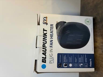 Photo of free Plug-In fan heater (Central Watford WD17) #1