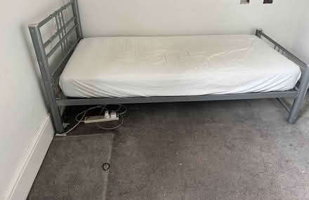 Photo of free Single bed and mattress (Offerton SK1) #2