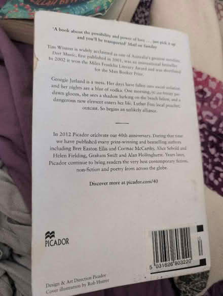 Photo of free Dirty music book by Tim Winton (Alperton HA0) #2