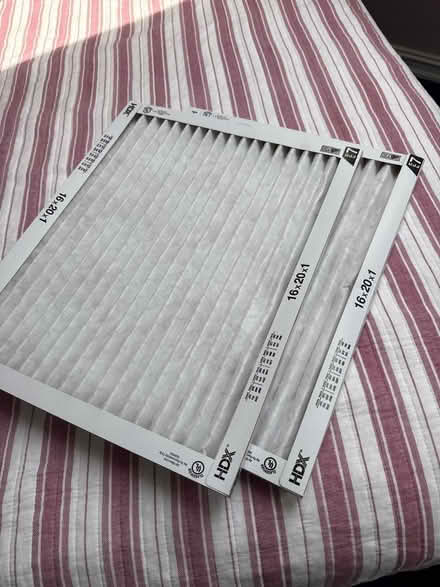 Photo of free Two new 16 x 20 x 1 furnace filters (Plainfield and Bailey, Darien) #1