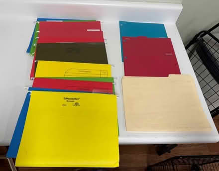 Photo of free Hanging file folders & file pockets (1075 Valencia Avenue) #1