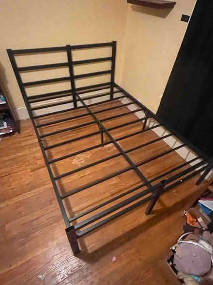 Photo of free Full-size metal bed frame (Wallingford) #2