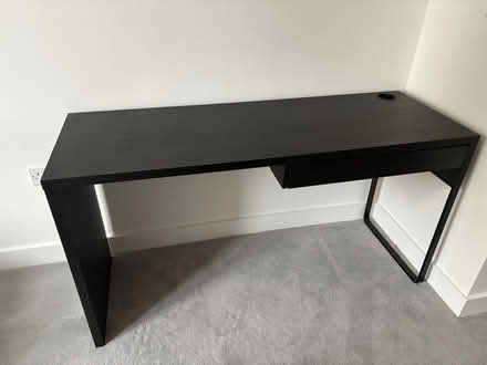 Photo of free IKEA MICKE desk – black-brown (Dagenham Docks (RM9)) #1