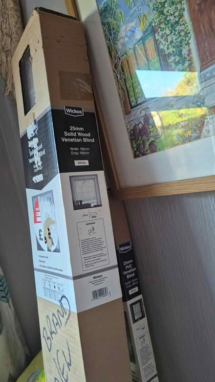 Photo of free White wooden venetian blinds (Derby Chaddesden DE21) #2