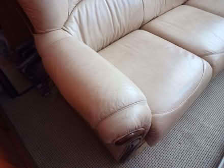 Photo of free Three, three seater leather sofas (Kings Heath B14) #3