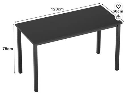 Photo of free Black desk (Blackwall E14) #1