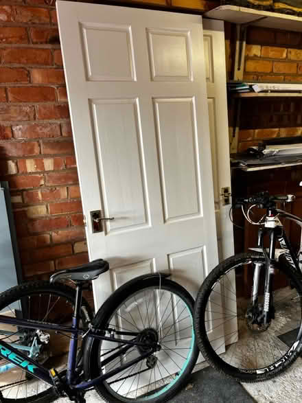 Photo of free 3 white wooden doors (L37 Formby) #1