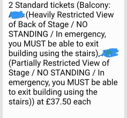 Photo of free Inspiral Carpets Tickets x 2 Stroud (Cheltenham GL52) #1