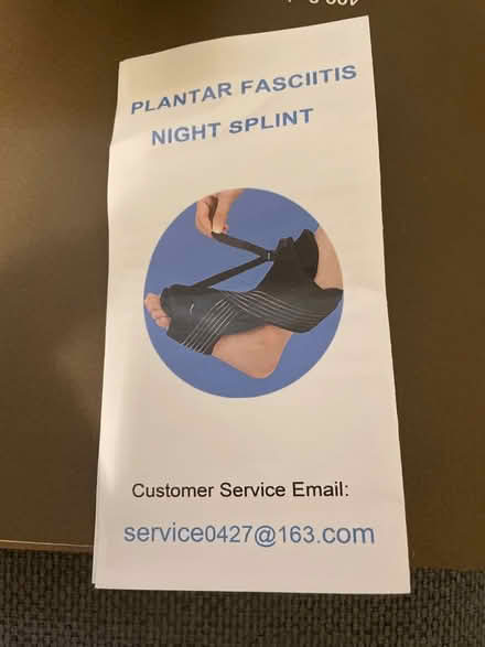 Photo of free Plantar fasciitis night split (Midtown West) #1