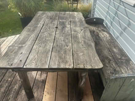Photo of free Garden table and bench (Gladestry HR5) #4