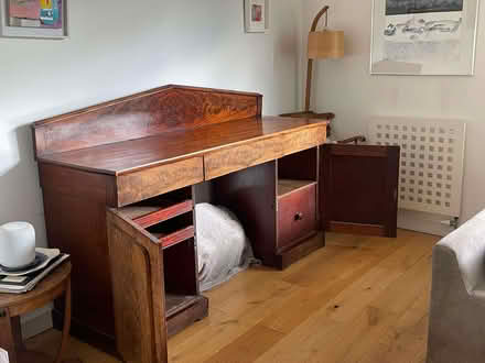 Photo of free Antique twin-pedestal sideboard (Raynes Park SW20) #1