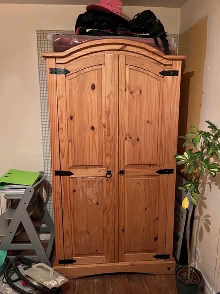 Photo of free Pine wardrobe (Bradford on Avon BA15) #1