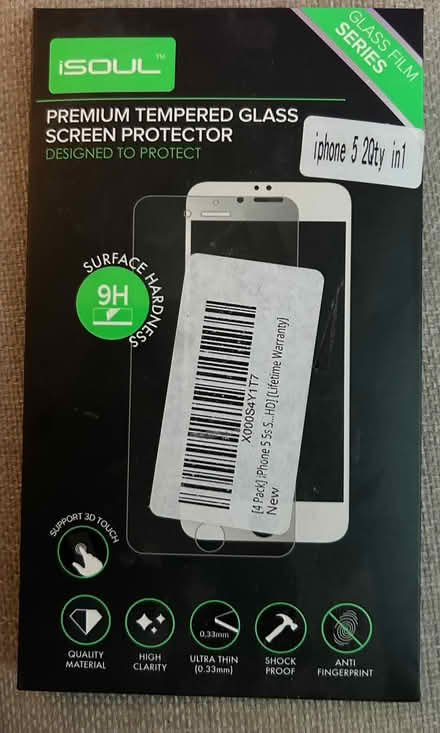 Photo of free IPhone 5 Screen Protector (Felling NE10) #1