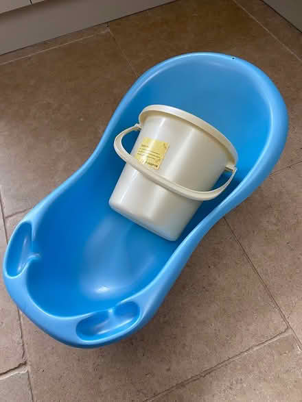 Photo of free Baby bath & nappy pail (Dorking) #1
